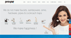 Desktop Screenshot of prayagindia.com